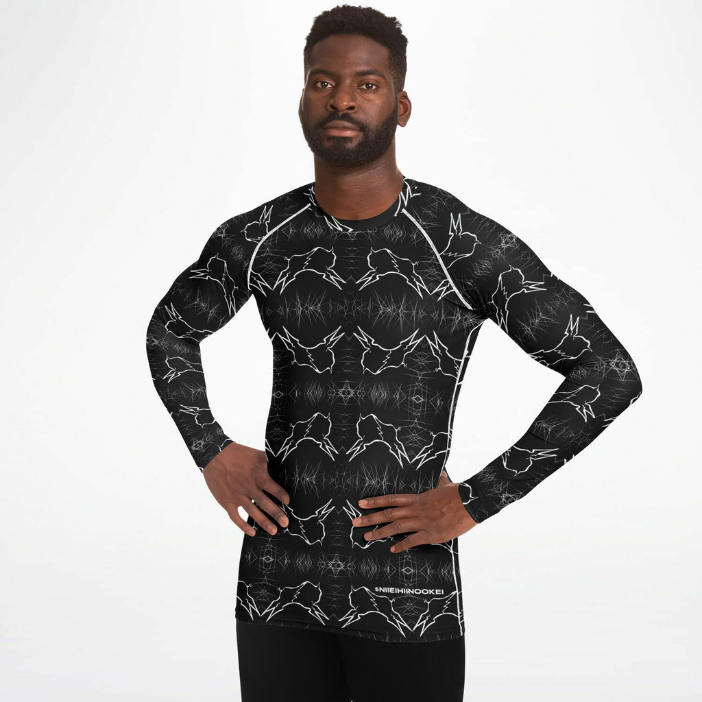 $NiieihiiNookei Men's Rashguard - AOP