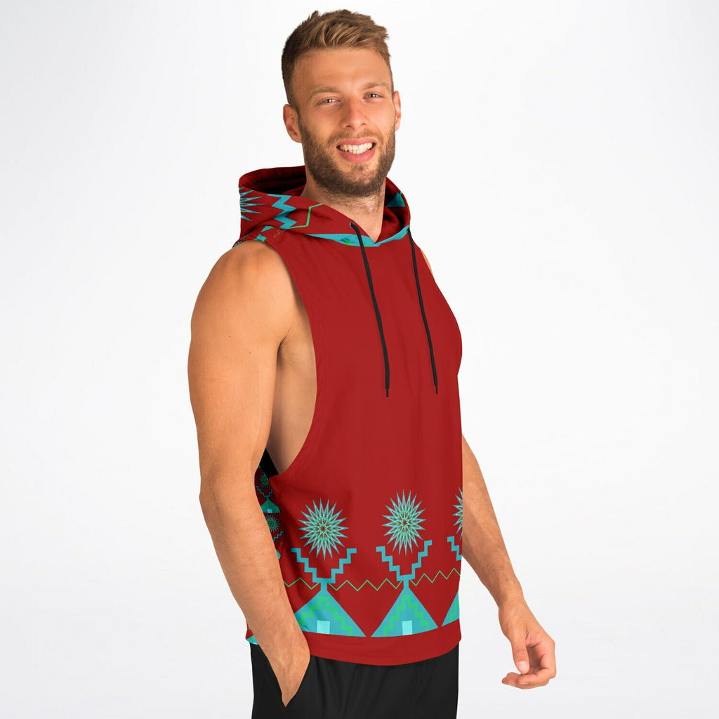 $NiieihiiNookei Athletic Drop Armhole Hoodie - AOP