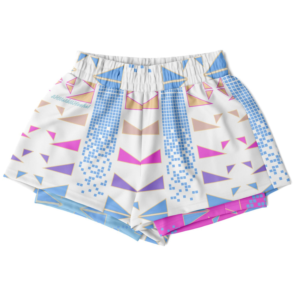$NiieihiiNookei Women's 2-in-1 Shorts - AOP