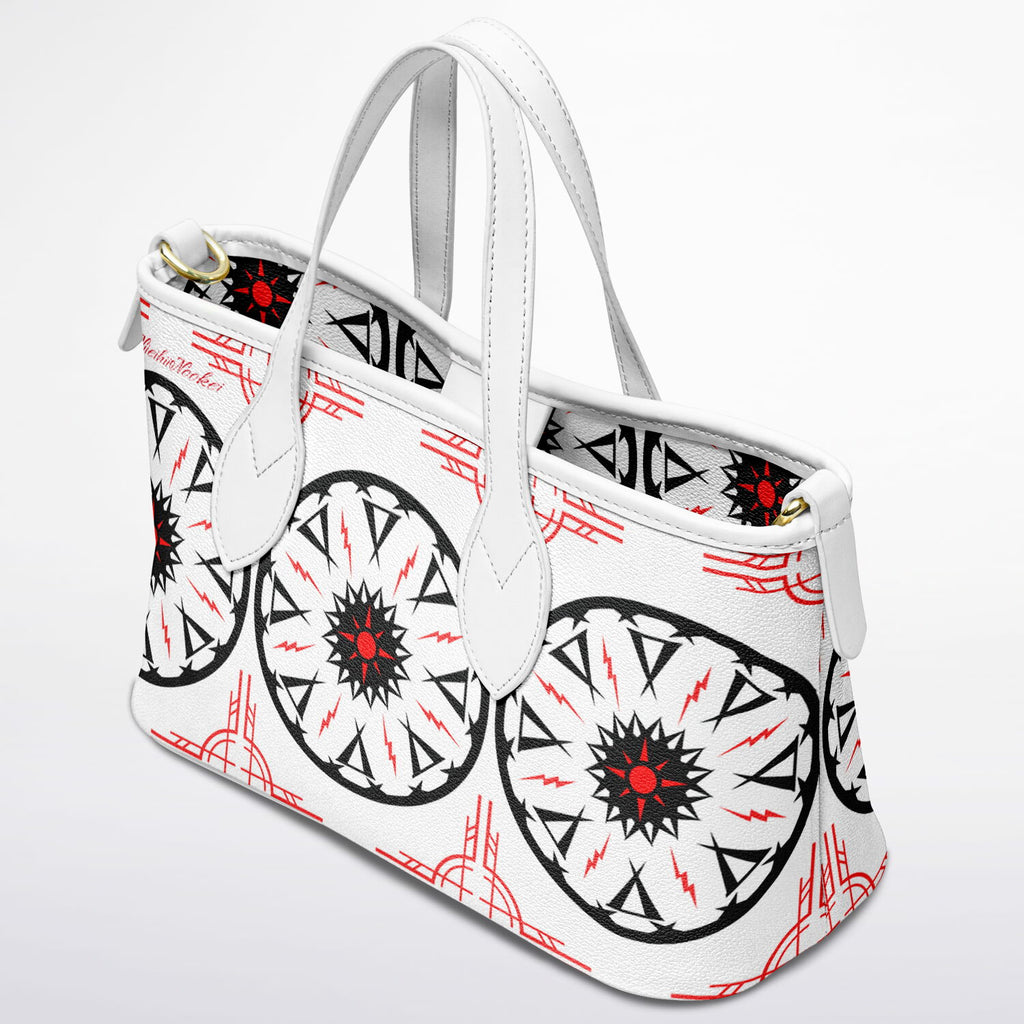 $NiieihiiNookei Leather Tote Bag - AOP
