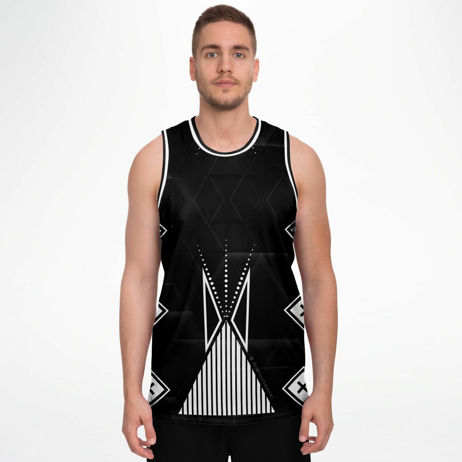 $NiieihiiNookei Basketball Jersey Rib - AOP