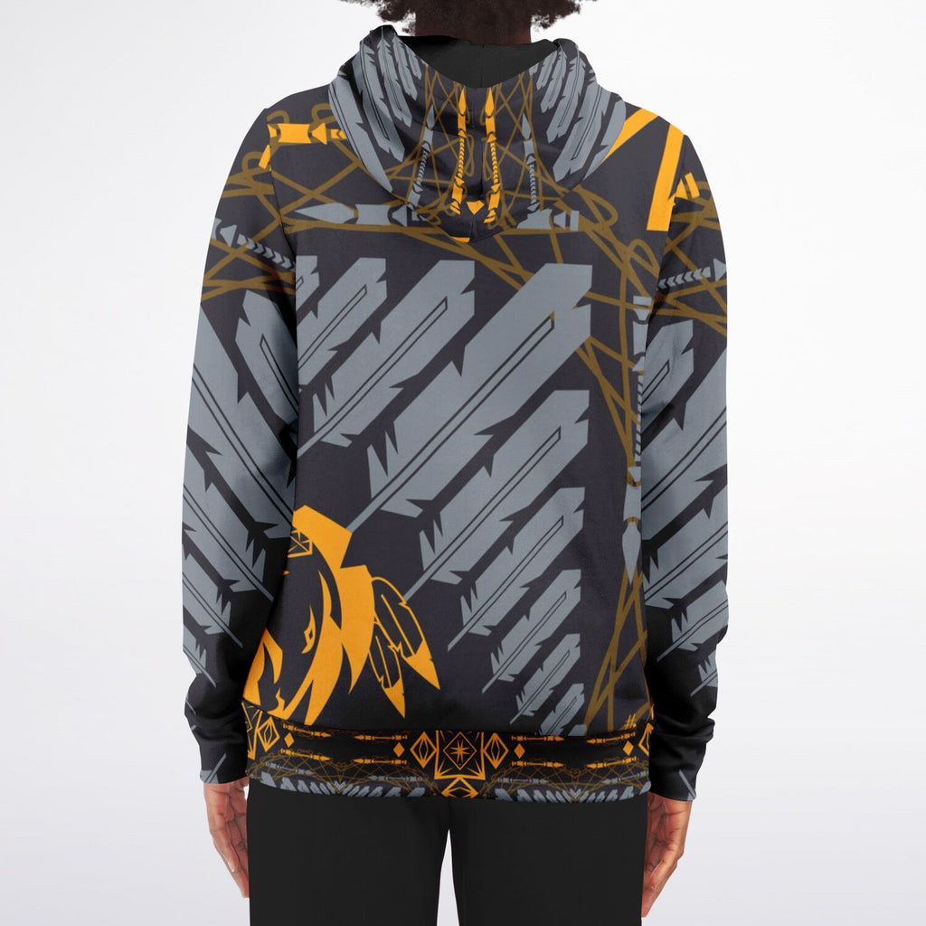 $NiieihiiNookei Athletic Zip-Up Hoodie - AOP