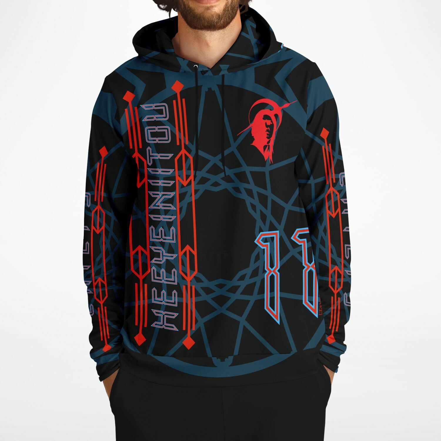 $NiieihiiNookei Athletic Hoodie - AOP