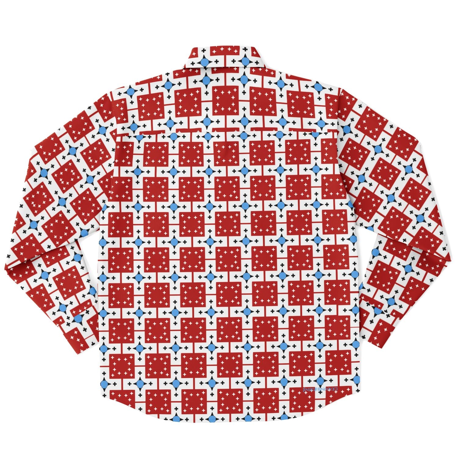 $NiieihiiNookei Long Sleeve Button Down Shirt - AOP