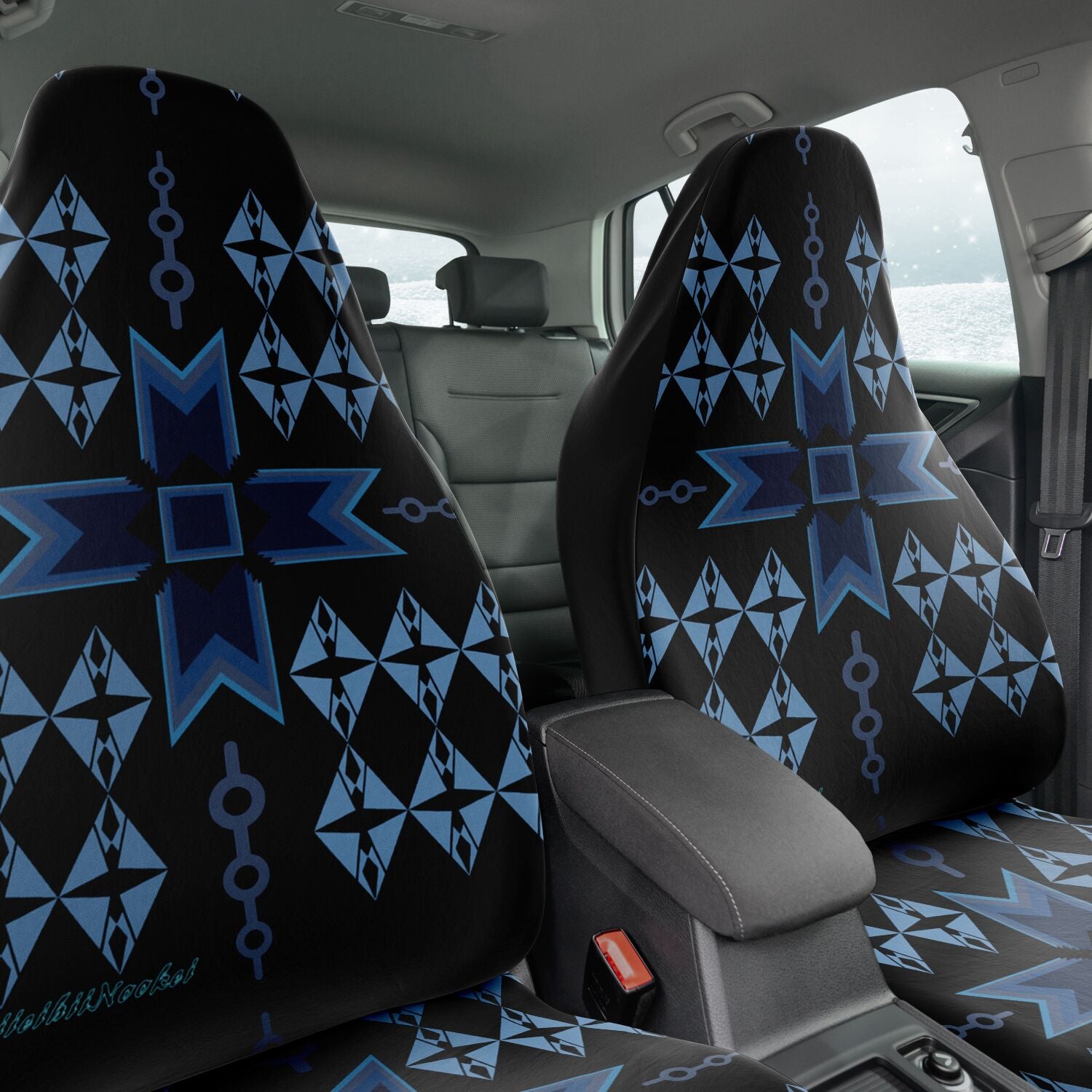 $NiieihiiNookei Car Seat Cover - AOP