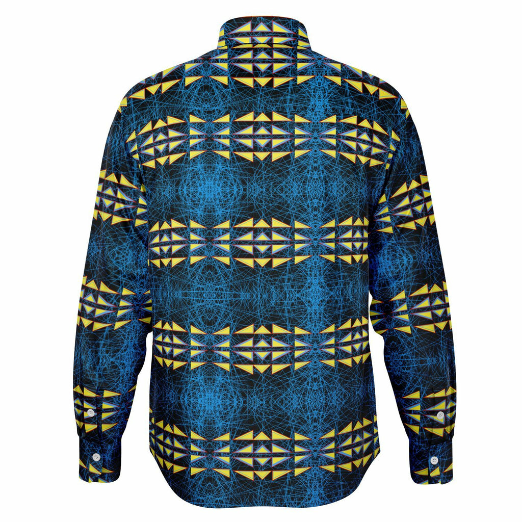 $NiieihiiNookei Long Sleeve Button Down Shirt - AOP