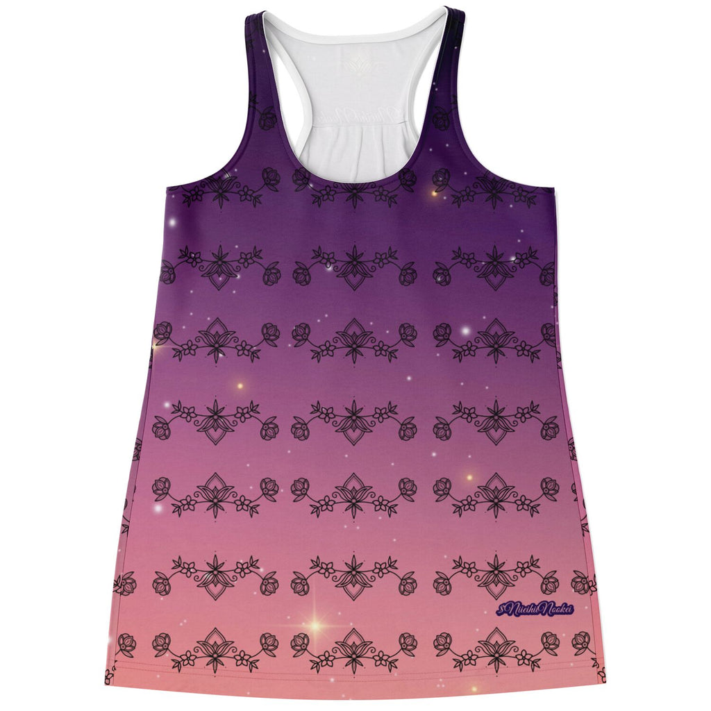 $NiieihiiNookei Flowy Racerback Tank Top - AOP