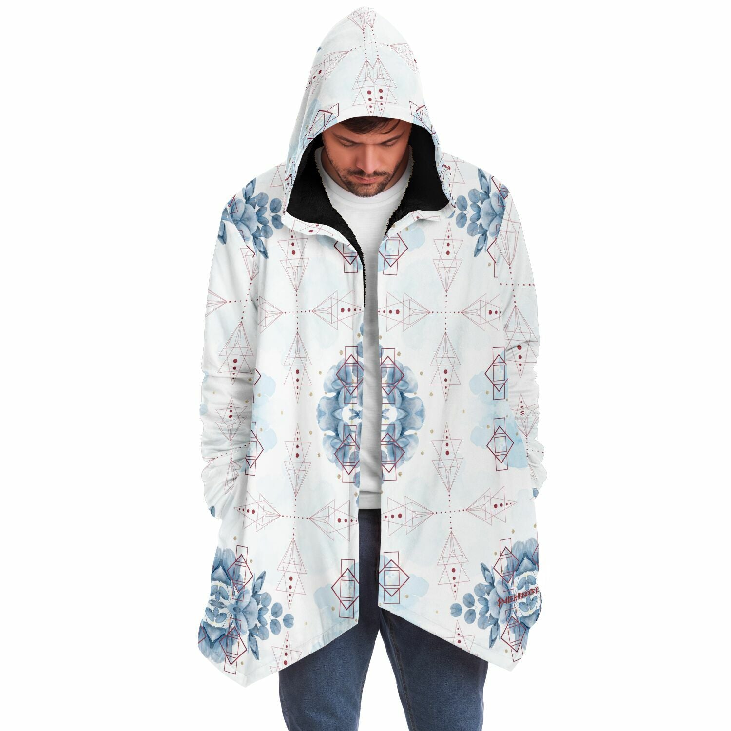 $NiieihiiNookei Microfleece Cloak - AOP