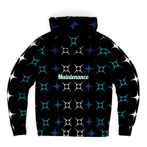 $hoshoneRose Custom Microfleece Ziphoodie - AOP