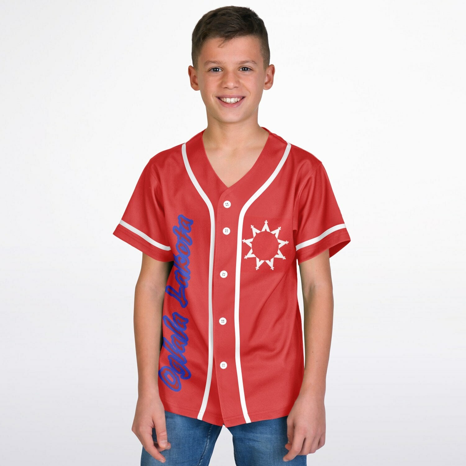 $NiieihiiNookei OST FLAG Kids Baseball Jersey - AOP