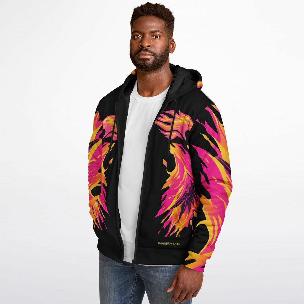 $NiieihiiNookei Microfleece Ziphoodie - AOP