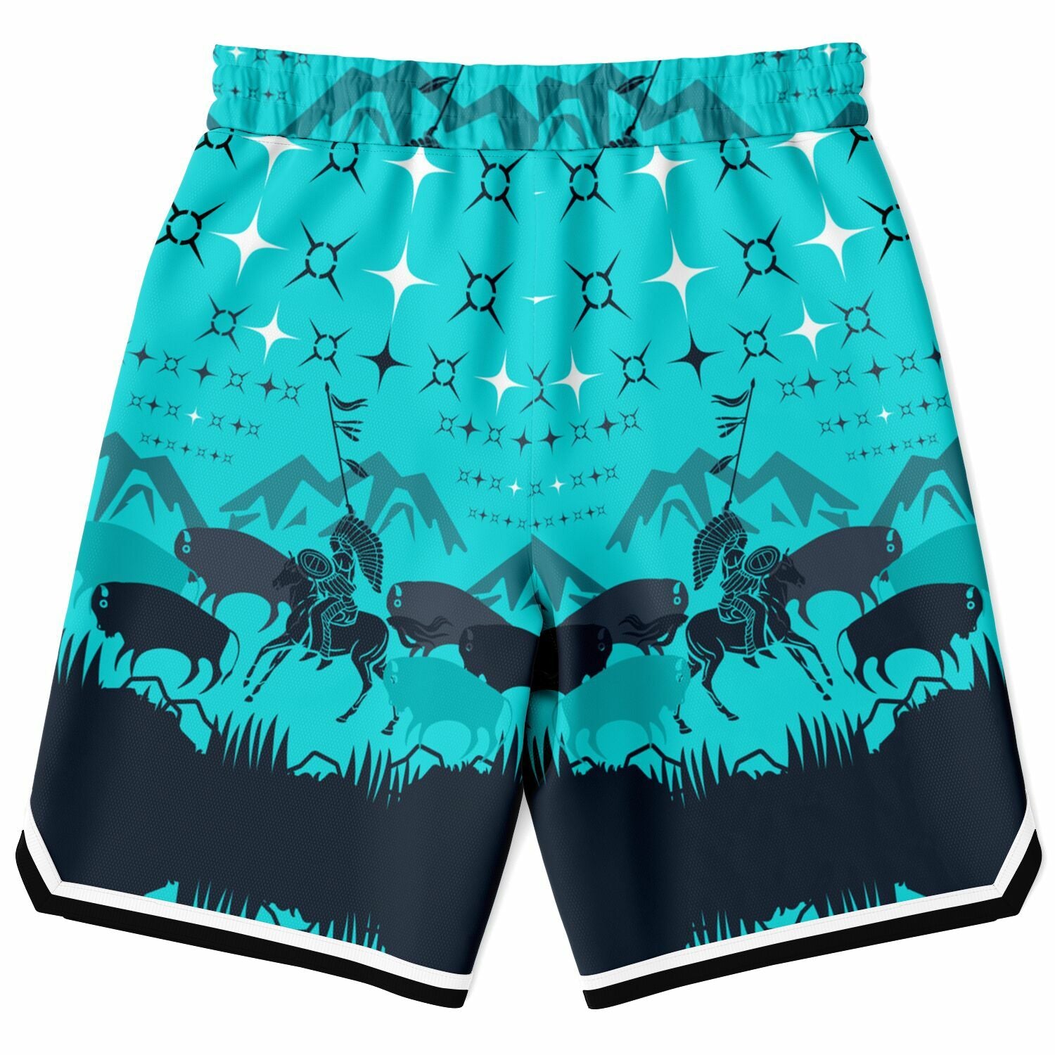 $NiieihiiNookei Basketball Short Rib - AOP