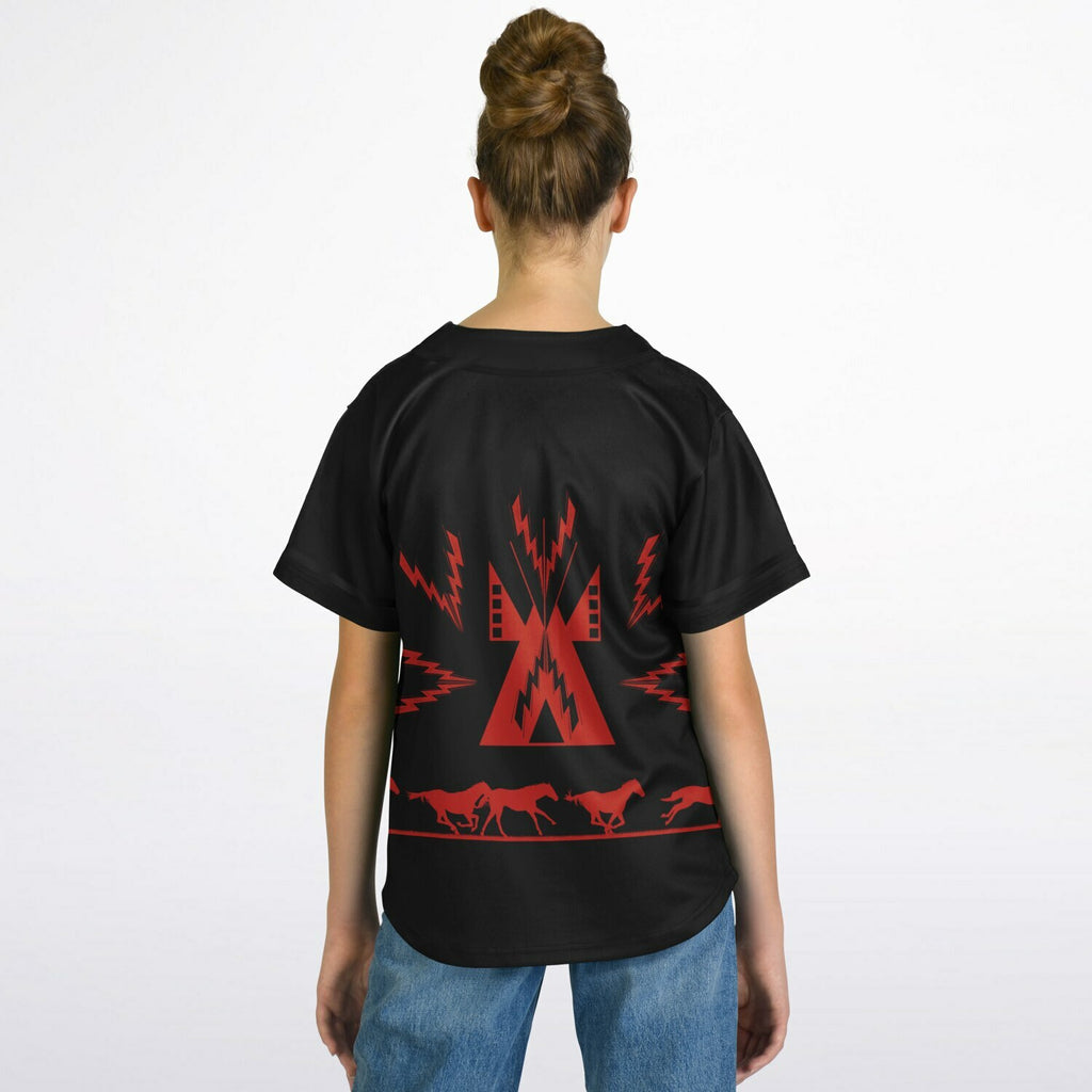 $NiieihiiNookei Kids Baseball Jersey - AOP