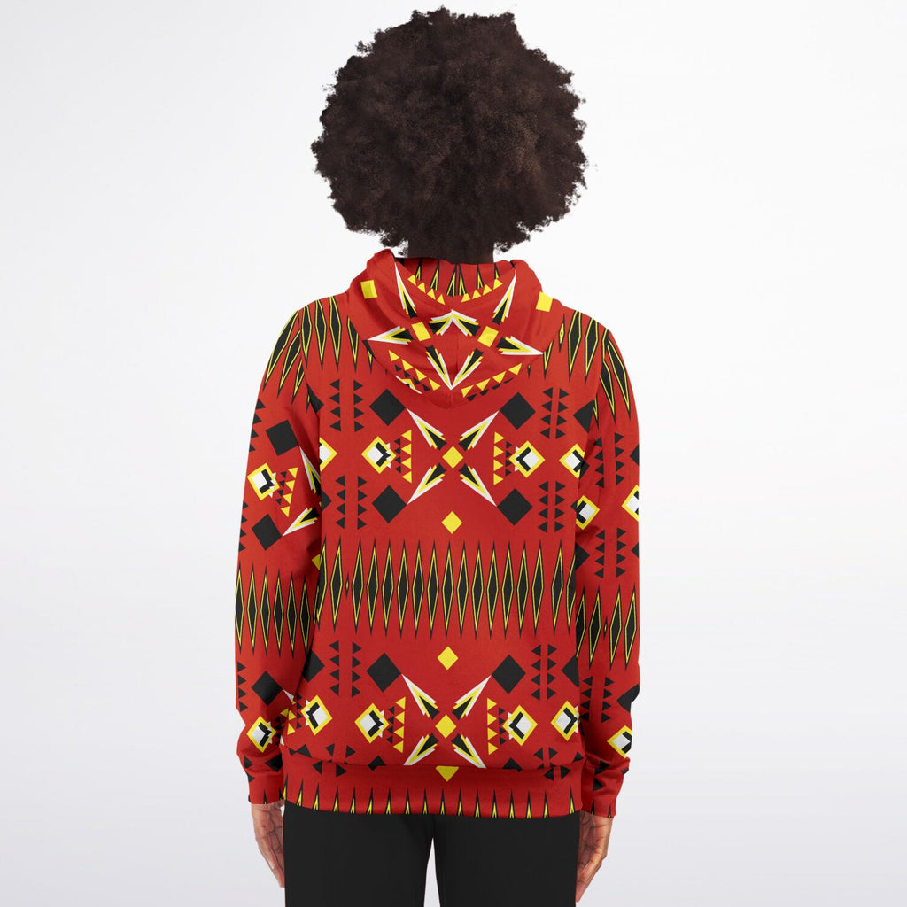 $NiieihiiNookei Athletic Zip-Up Hoodie - AOP