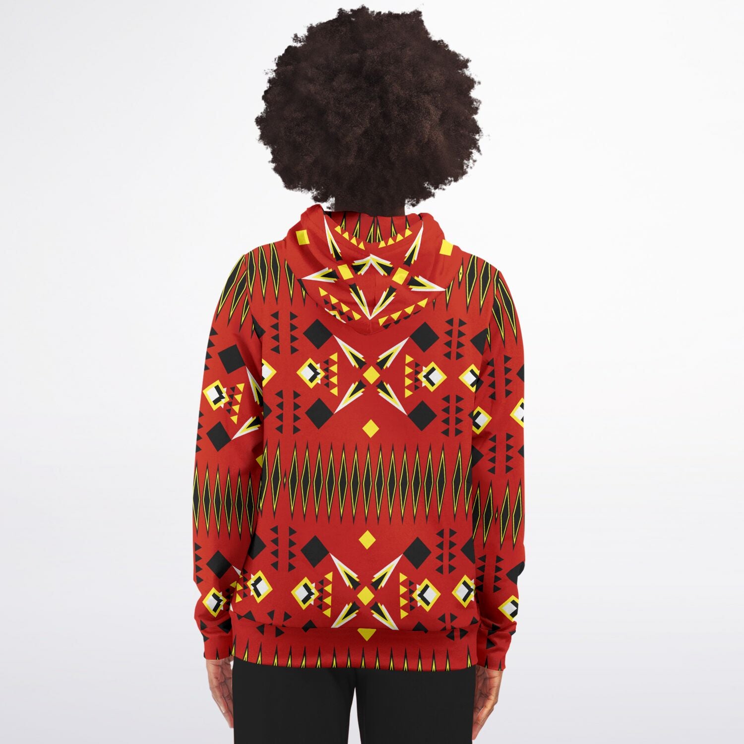 $NiieihiiNookei Athletic Zip-Up Hoodie - AOP