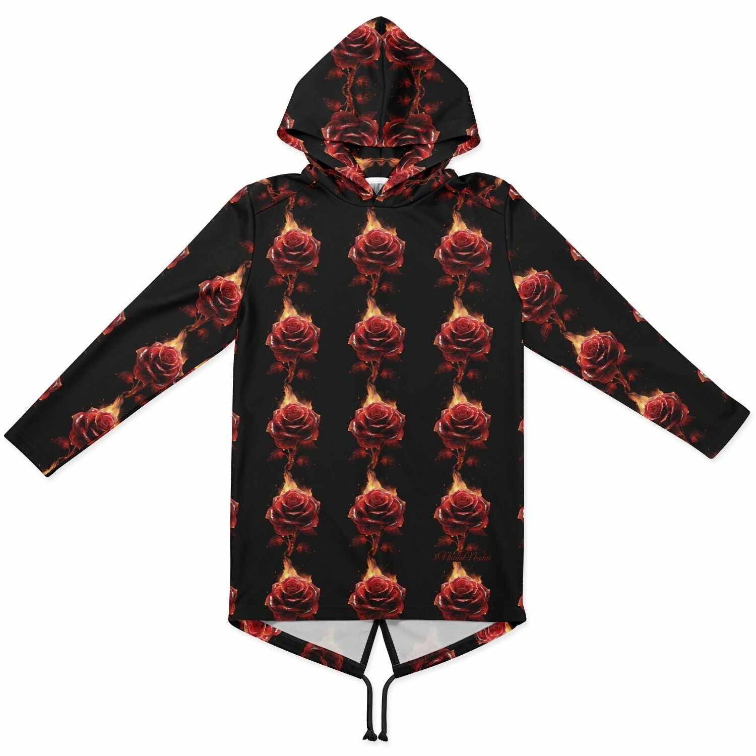 $NiieihiiNookei Athletic Elongated Hoodie - AOP