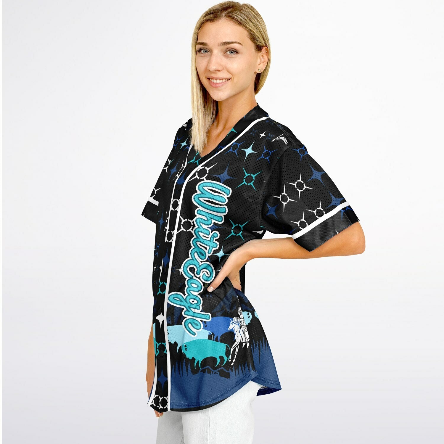#9 WhiteEagle Premium Baseball Jersey - AOP