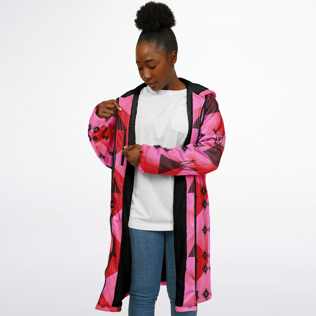 $NiieihiiNookei Zipper Cloak - AOP