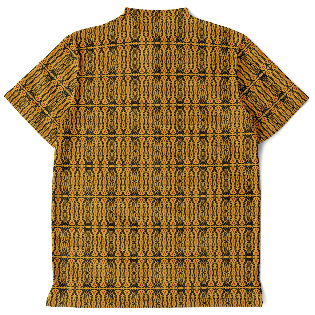 $NiieihiiNookei Blade Collar Polo Shirt - AOP