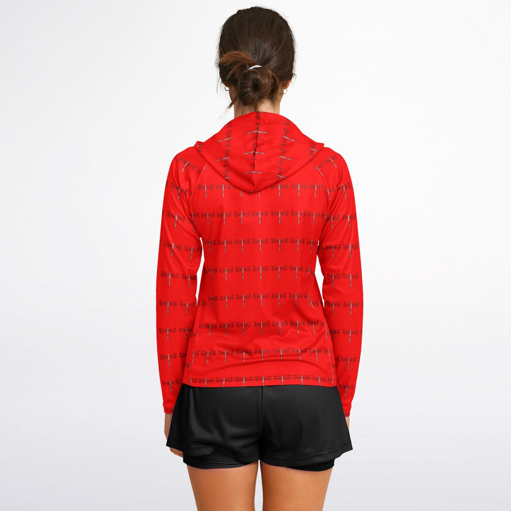$NiieihiiNookei Women's Long Sleeve Hooded Performance Shirt - AOP