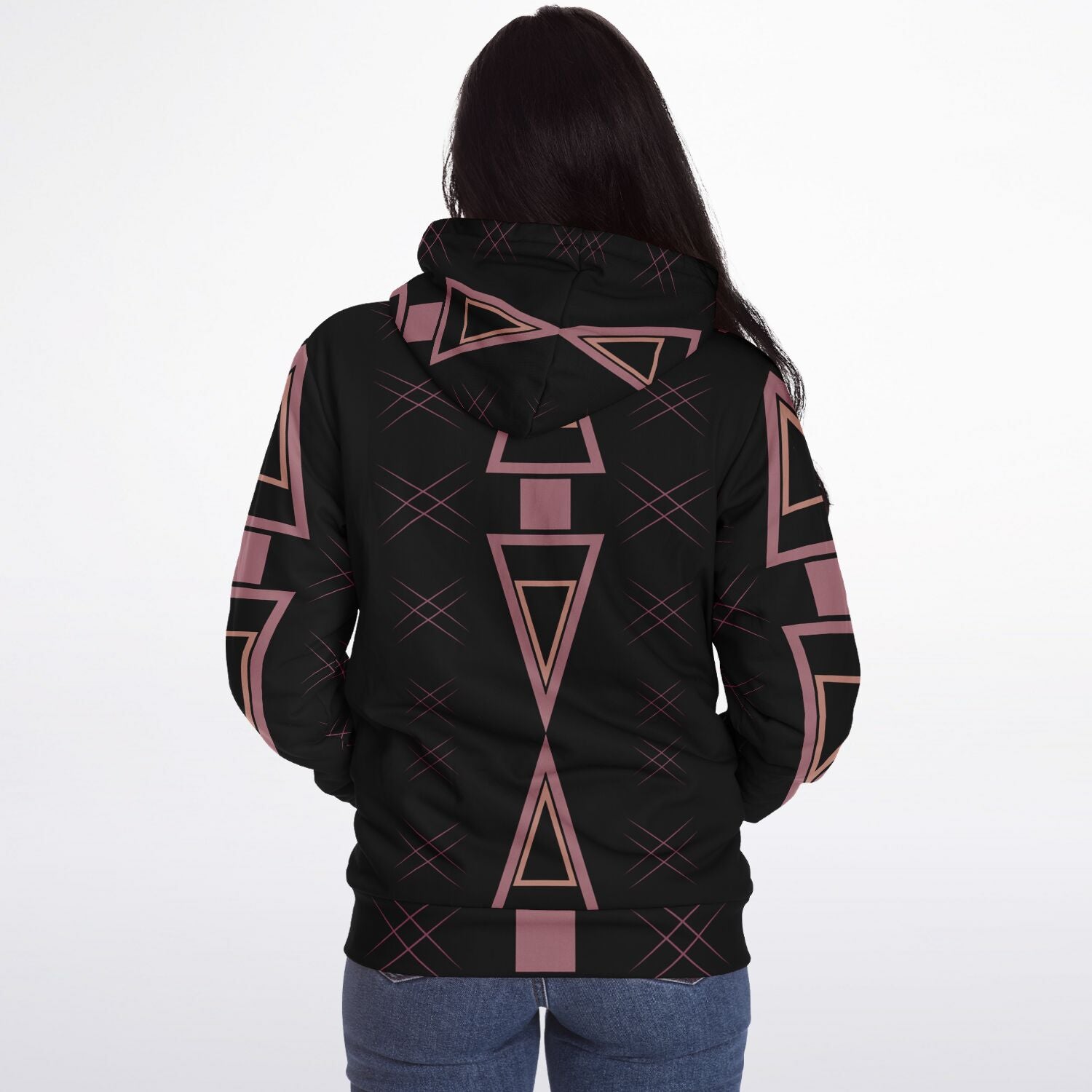 $NiieihiiNookei Microfleece Ziphoodie - AOP