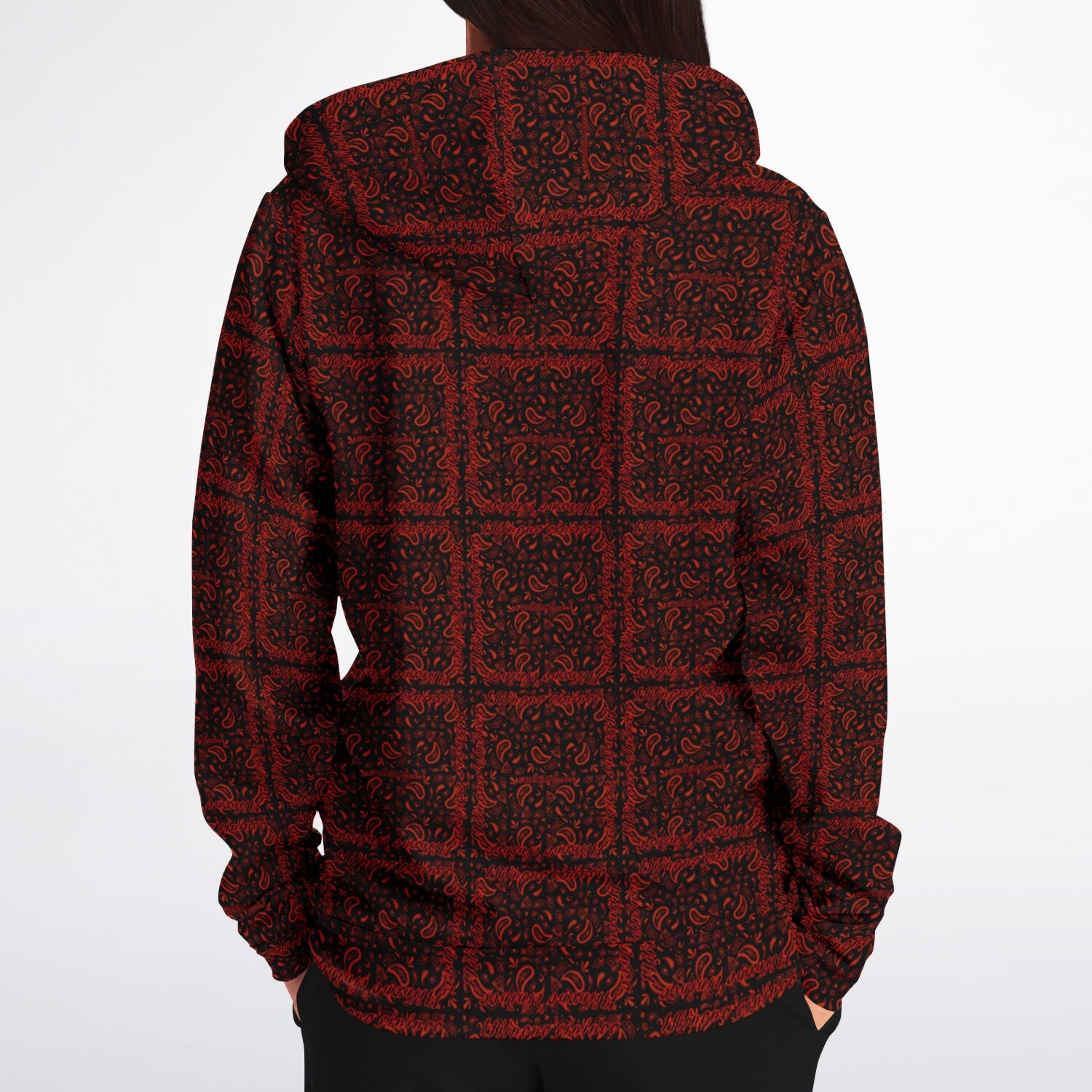 $NiieihiiNookei Athletic Zip-Up Hoodie - AOP