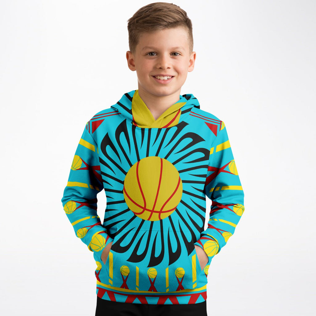 $NiieihiiNookei Athletic Kids Hoodie - AOP