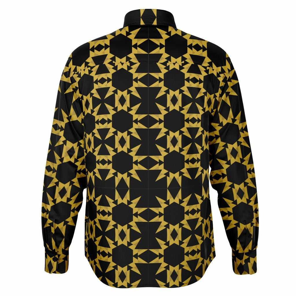 $NiieihiiNookei Long Sleeve Button Down Shirt - AOP