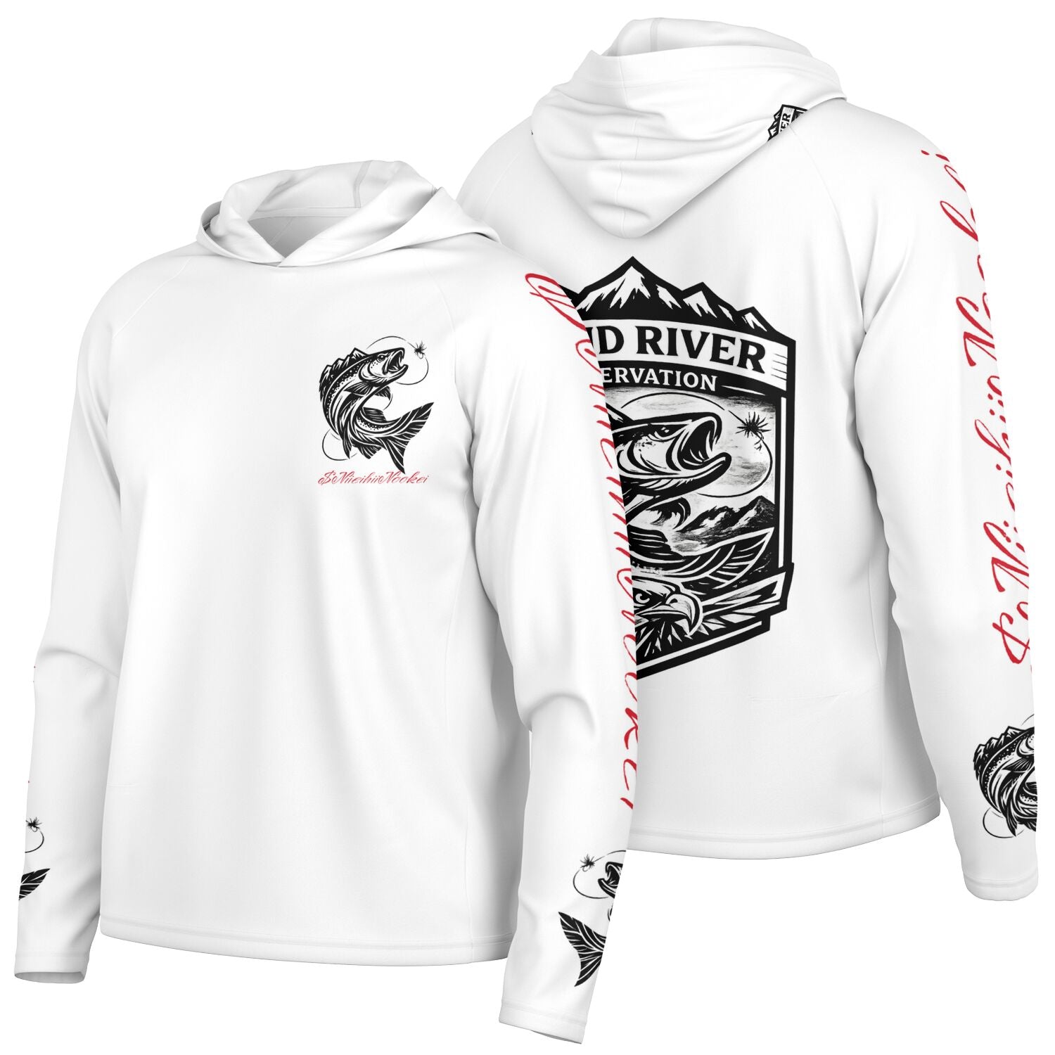 $NiieihiiNookei Performance Fishing Hoodie UPF40+