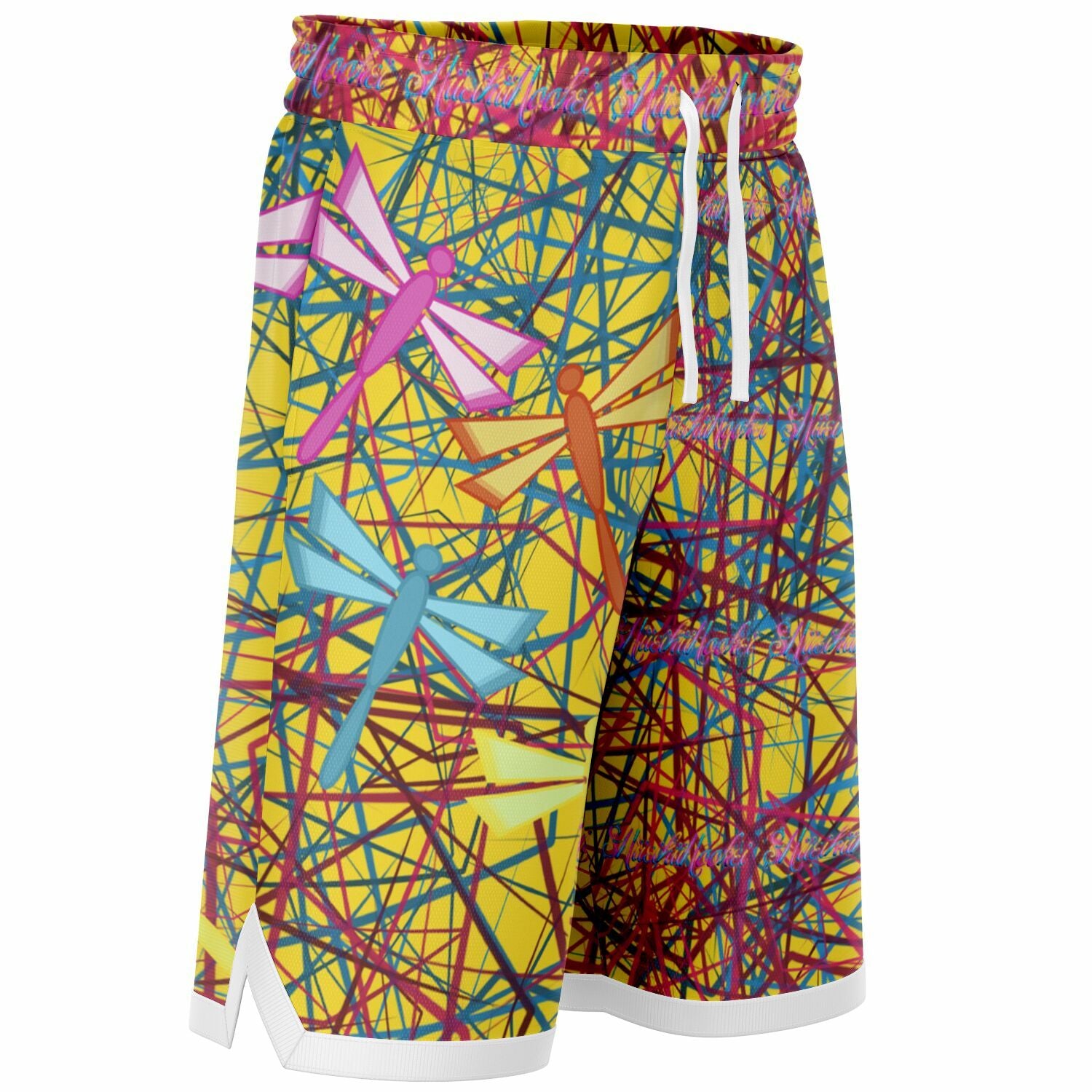 $NiieihiiNookei dragonflies Basketball Short Rib - AOP