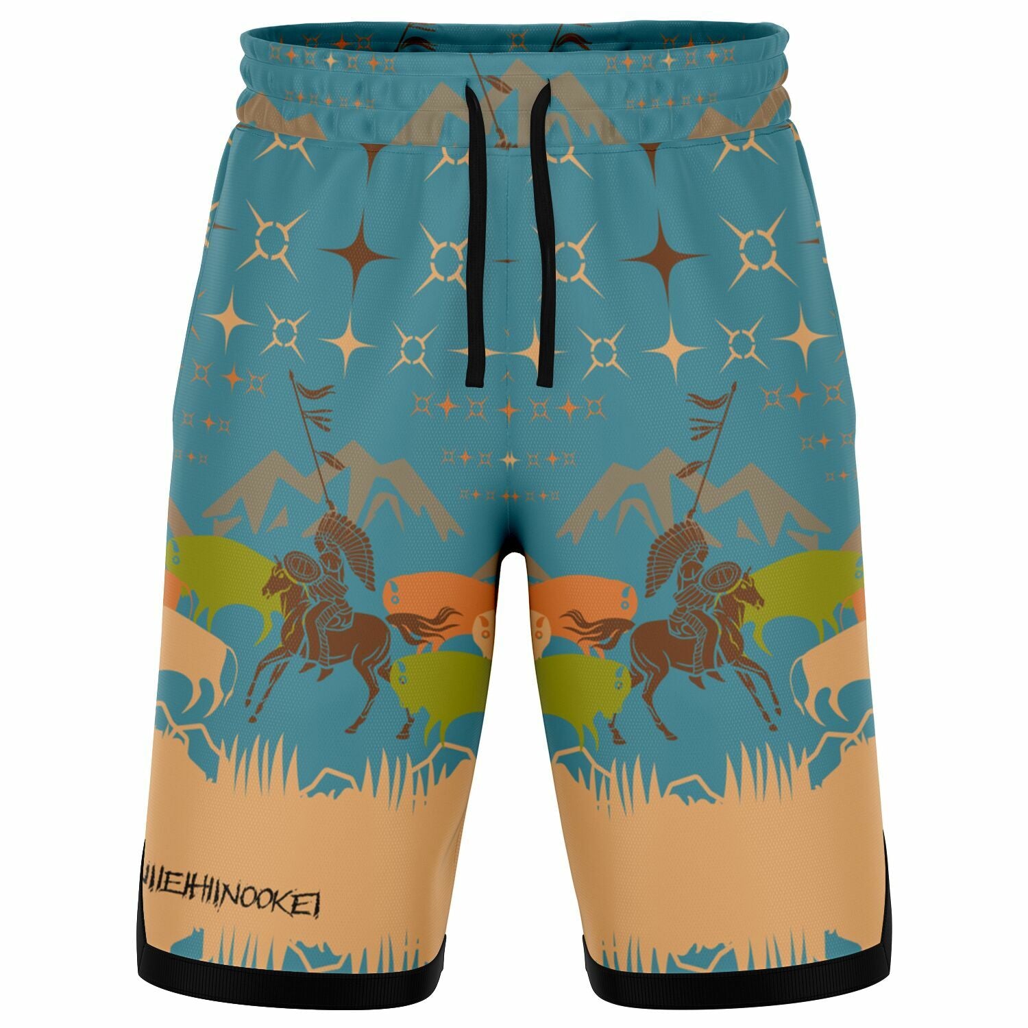$NiieihiiNookei Basketball Short Rib - AOP