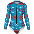 $NiieihiiNookei Bodysuit Long Sleeve - AOP