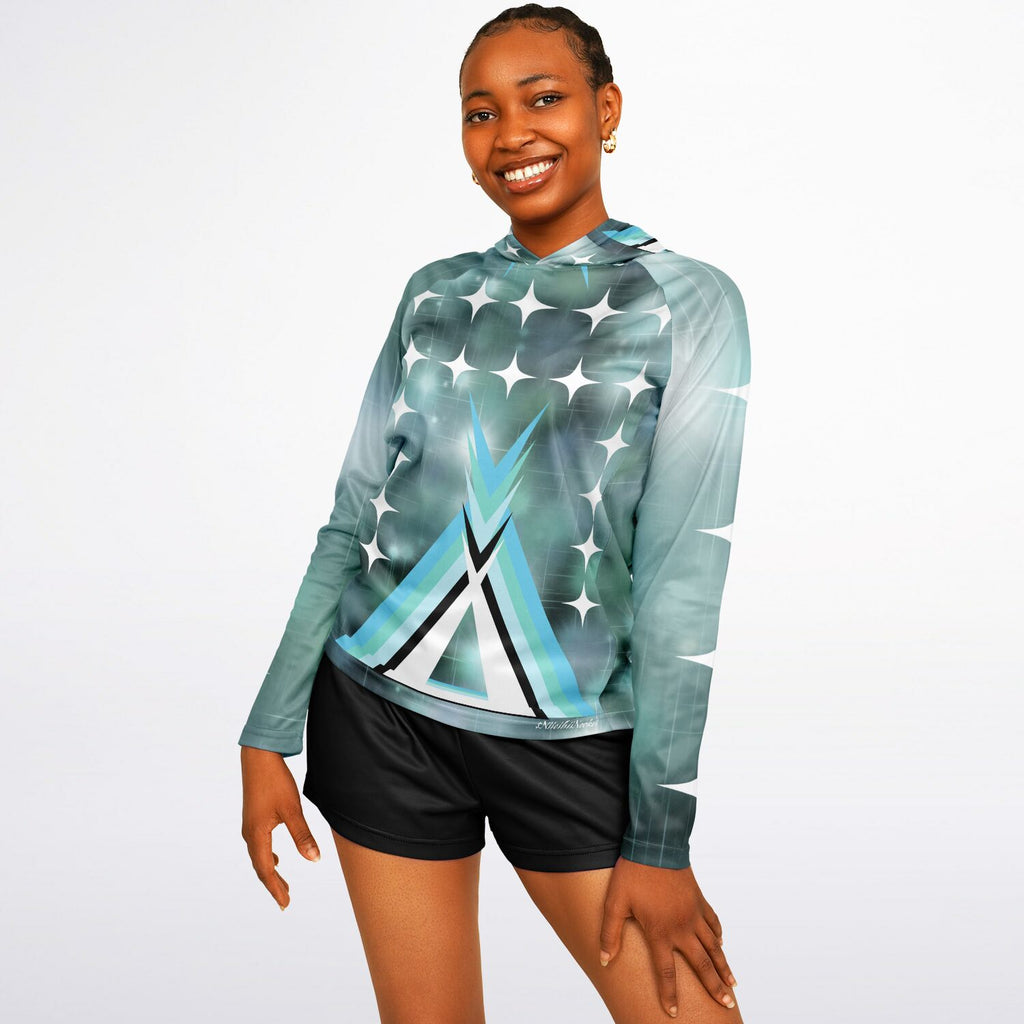 $NiieihiiNookei Hooded Performance Shirt - AOP