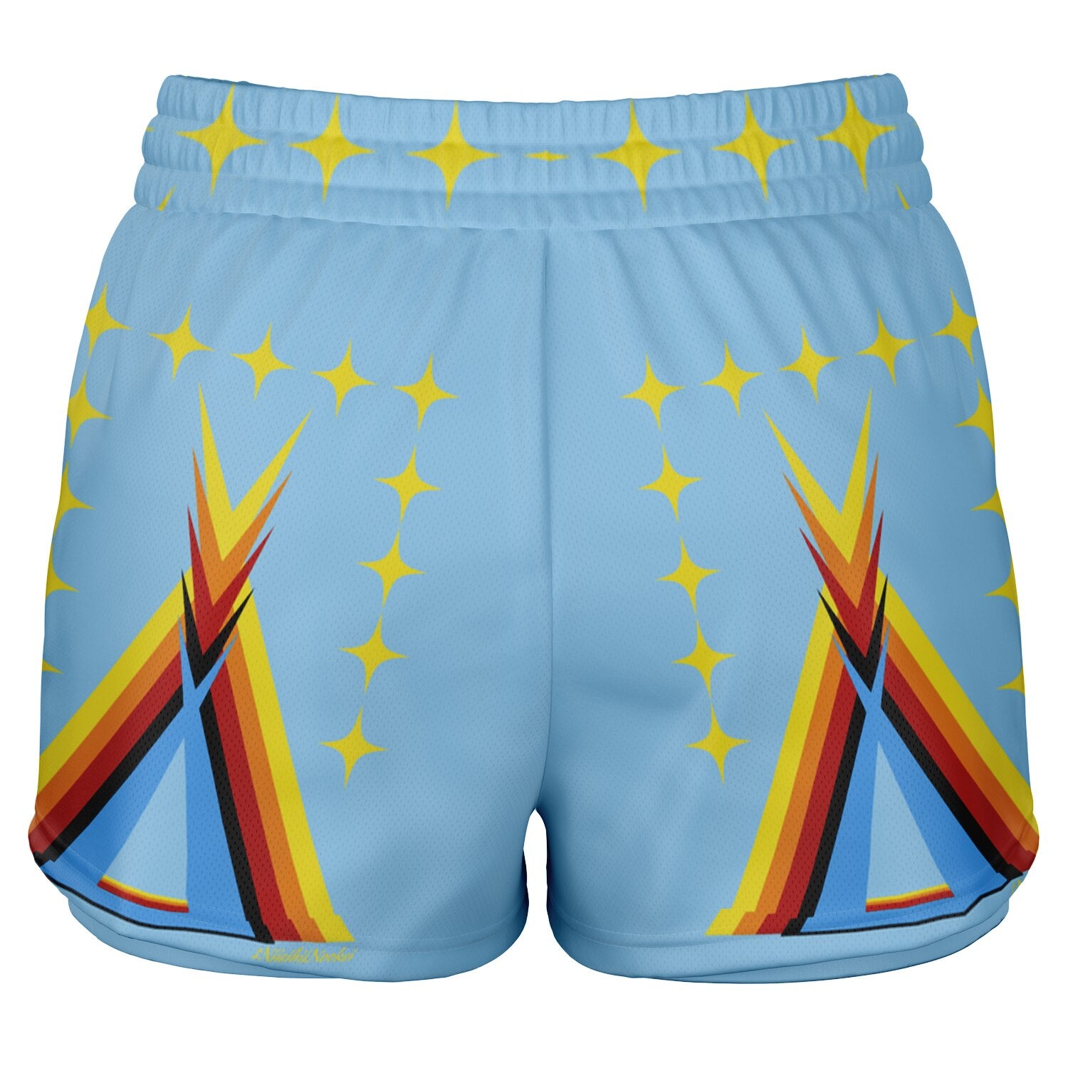 $NiieihiiNookei Women's 2-in-1 Shorts - AOP