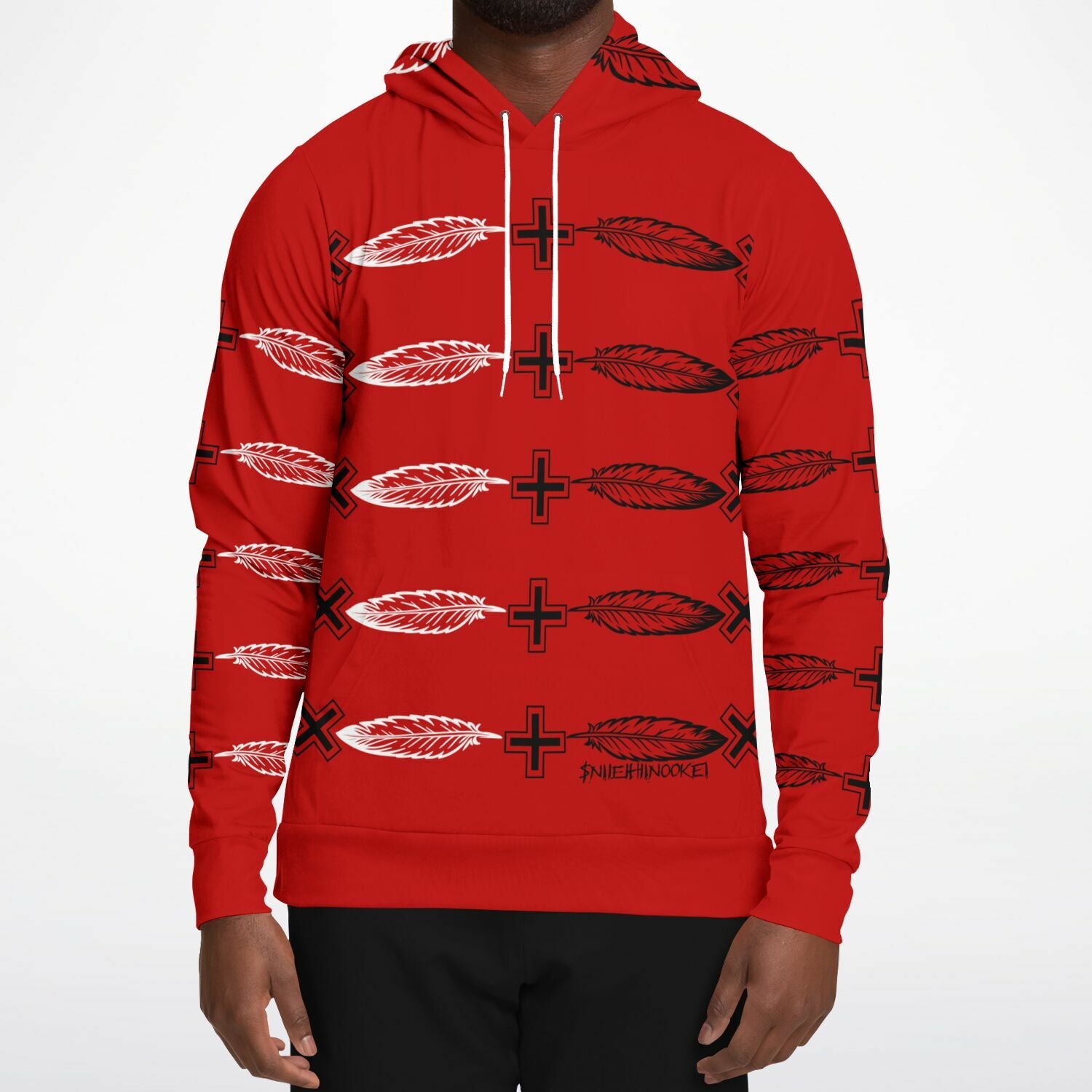 $NiieihiiNookei Athletic Hoodie - AOP