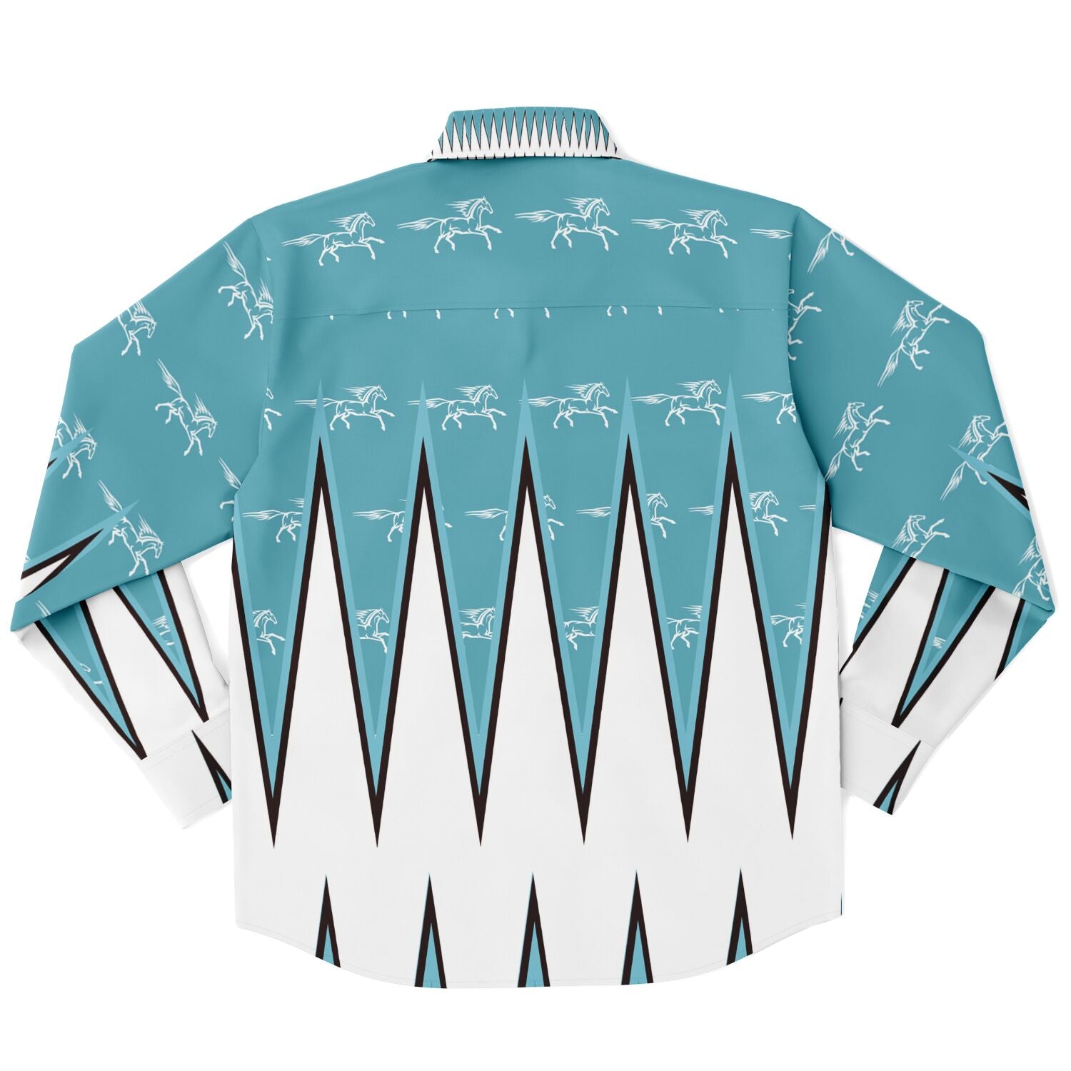 $NiieihiiNookei Long Sleeve Button Down Shirt - AOP