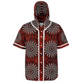 Hooded Baseball Jersey - AOP
