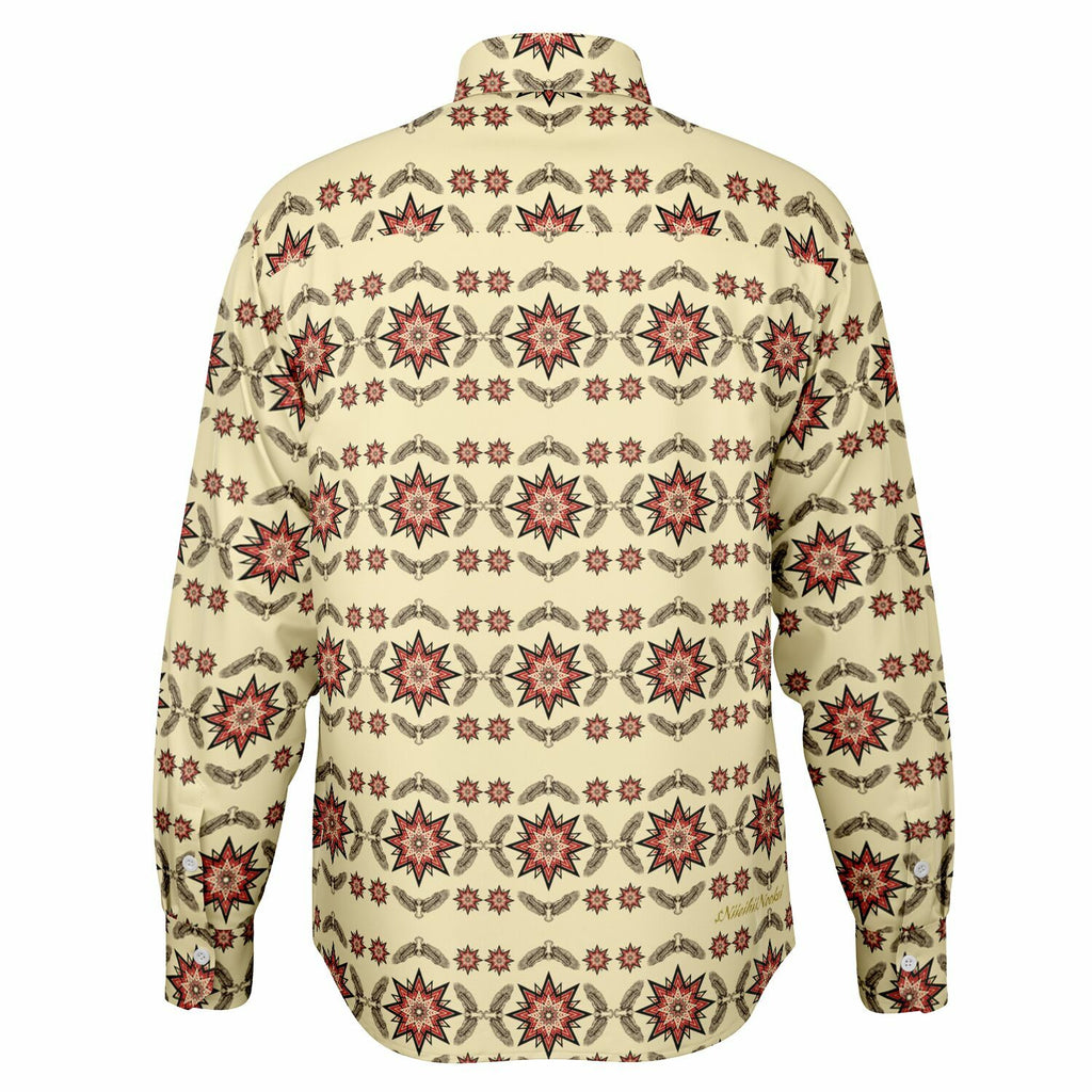 $NiieihiiNookei Long Sleeve Button Down Shirt - AOP