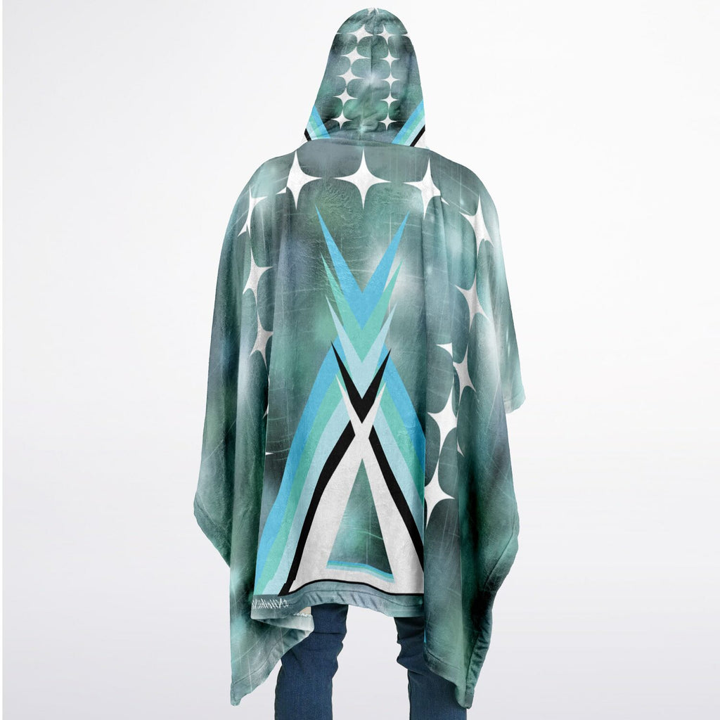 $NiieihiiNookei Flannel Blanket Poncho - AOP