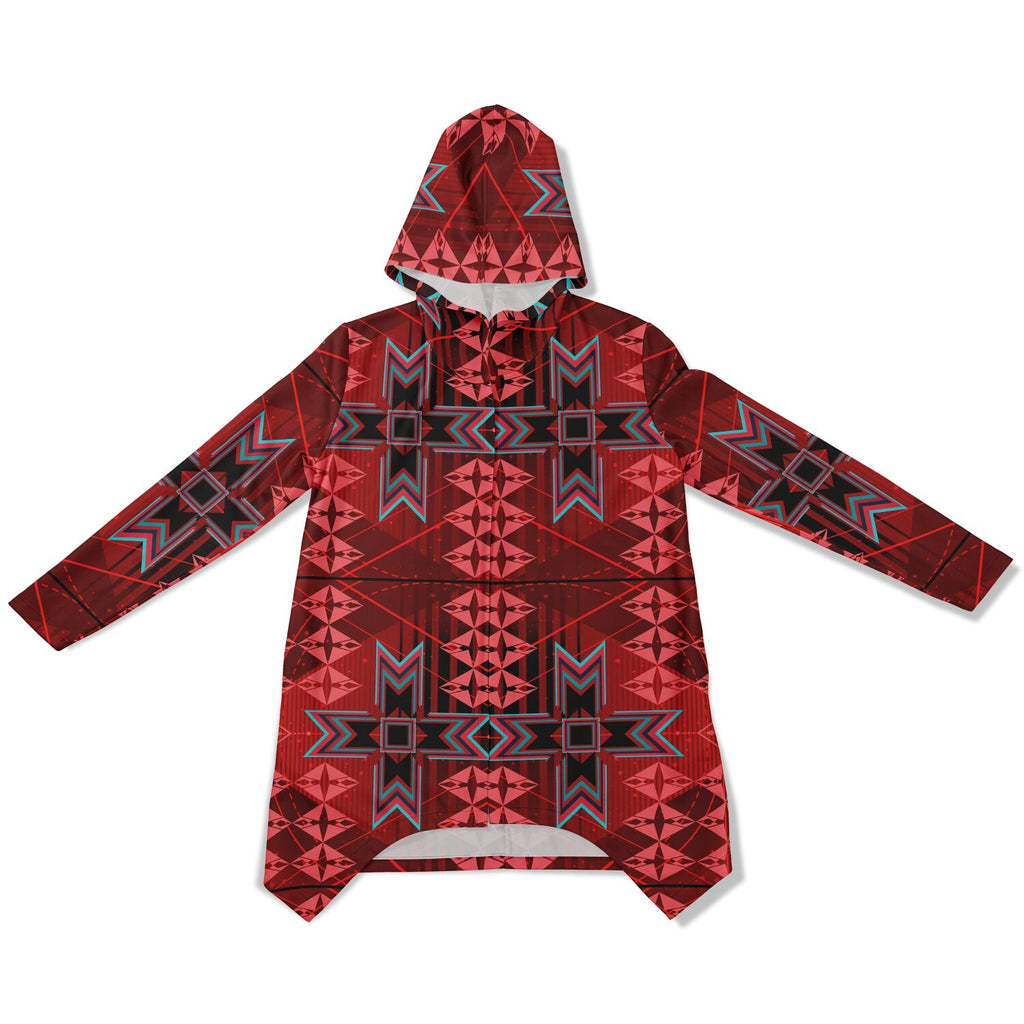 $NiieihiiNookei Fashion Elongated Cloak - AOP