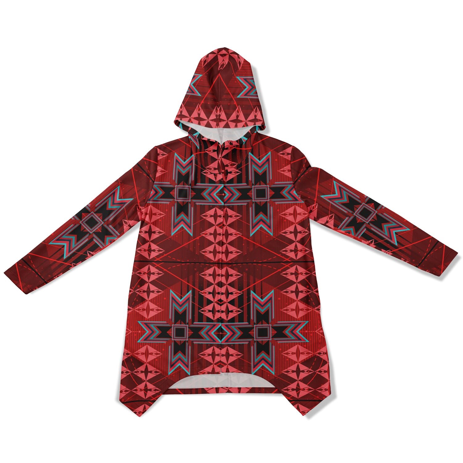 $NiieihiiNookei Fashion Elongated Cloak - AOP