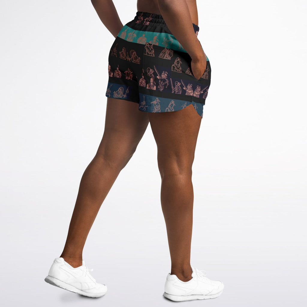 $NiieihiiNookei Athletic Loose Shorts - AOP
