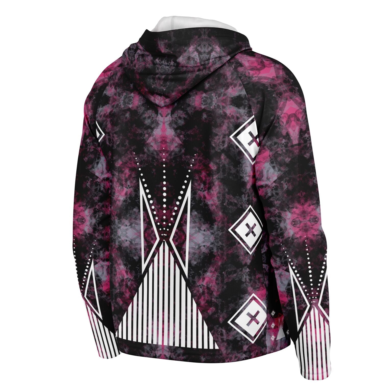 $NiieihiiNookei Long Sleeve Hooded Performance- AOP