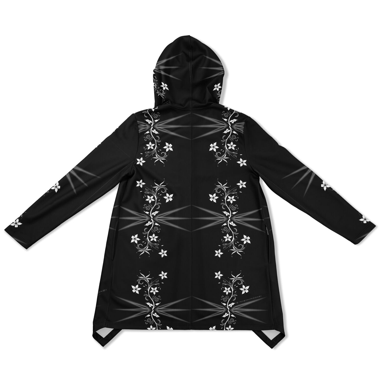 $NiieihiiNookei Fashion Elongated Cloak - AOP