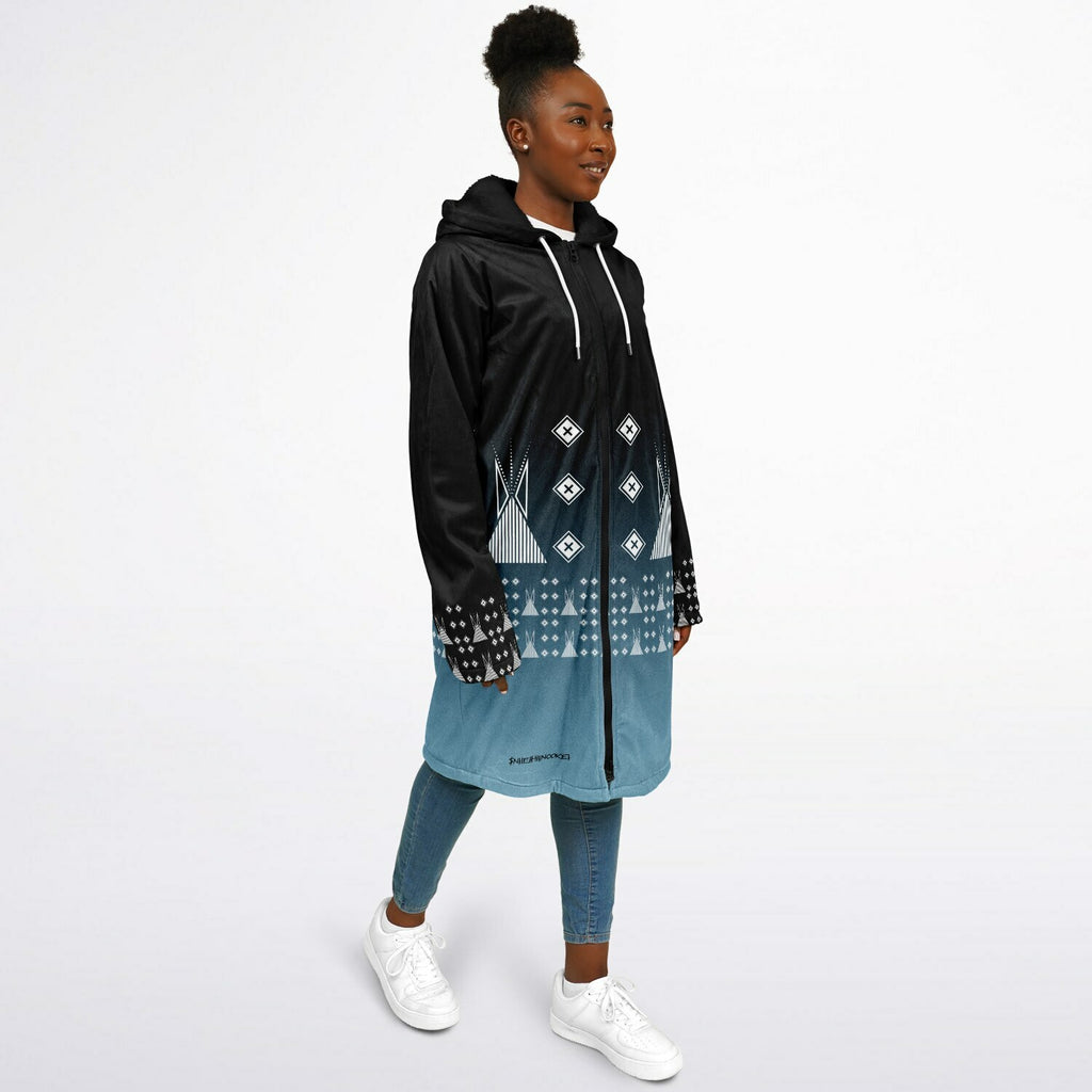 $NiieihiiNookei Zipper Cloak - AOP
