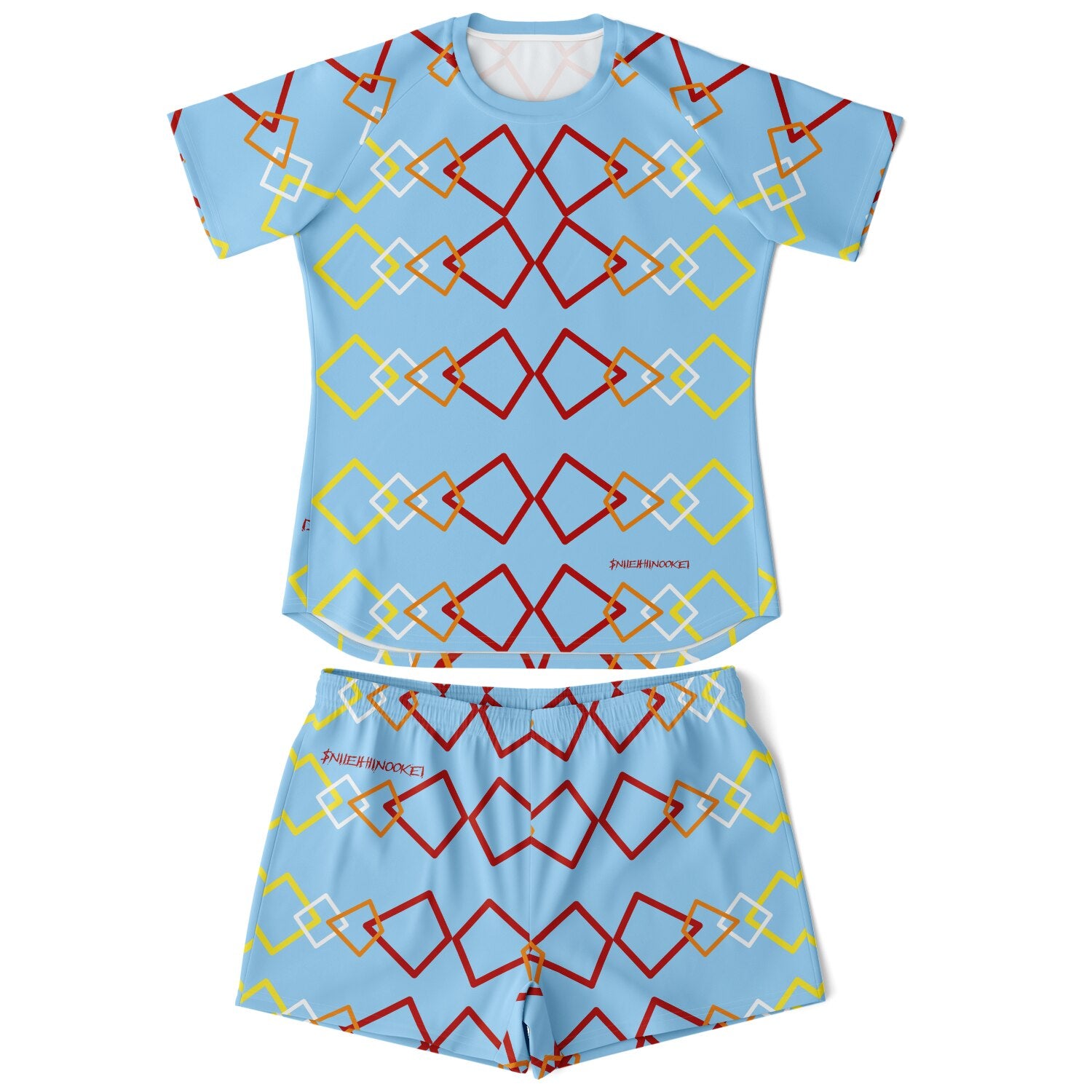 $NiieihiiNookei Women's Active Set - AOP