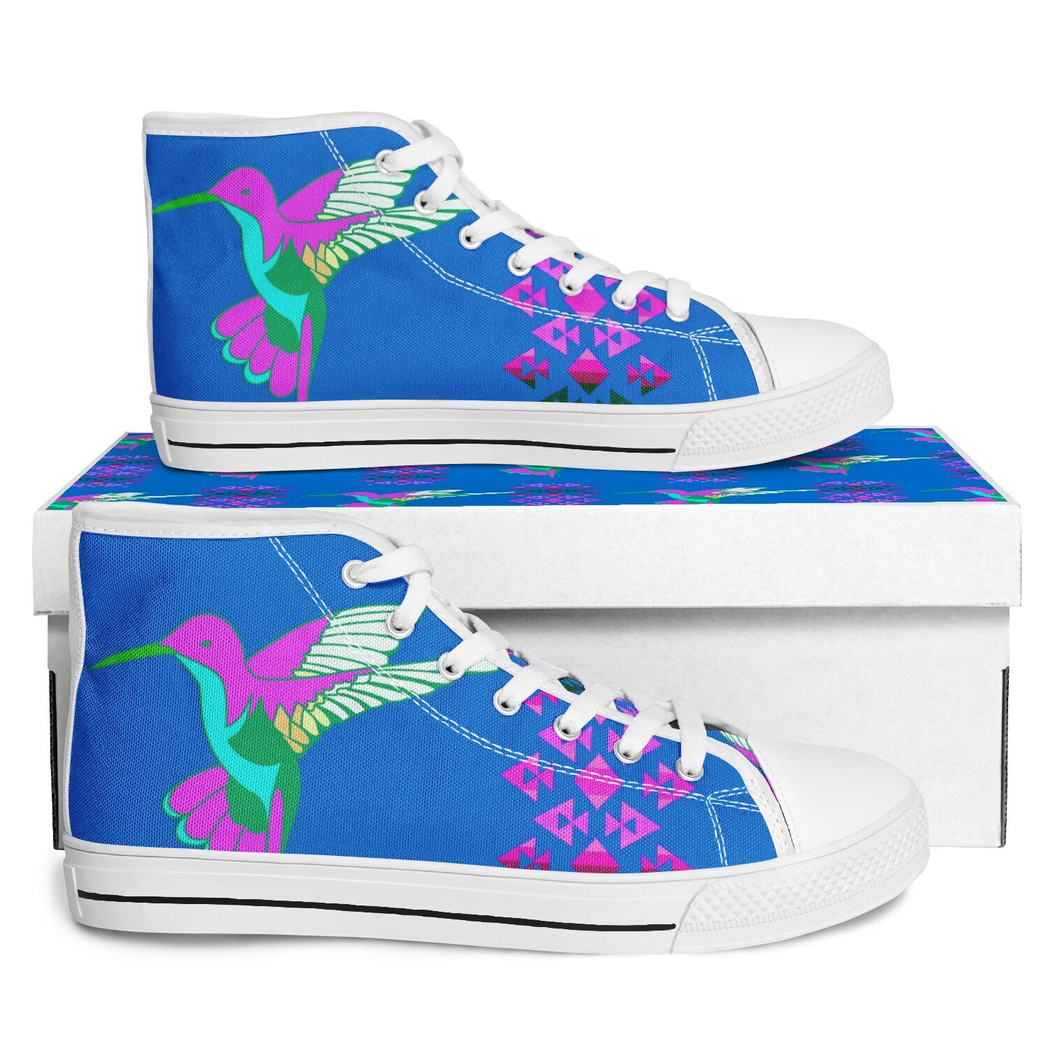 $NiieihiiNookei Urban Peak High Top Shoes - AOP