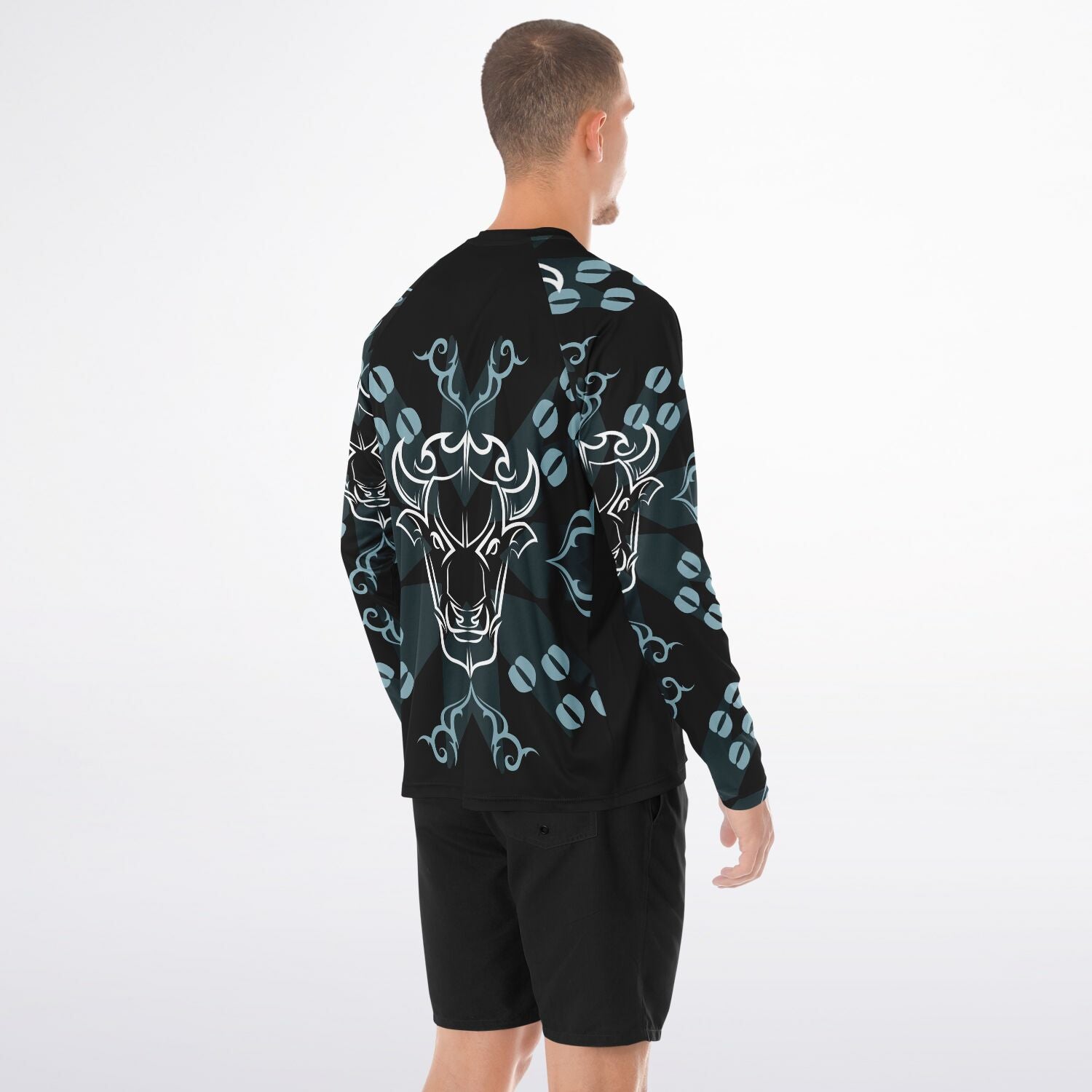 $NiieihiiNookei Men's Long Sleeve Performance Shirt - AOP