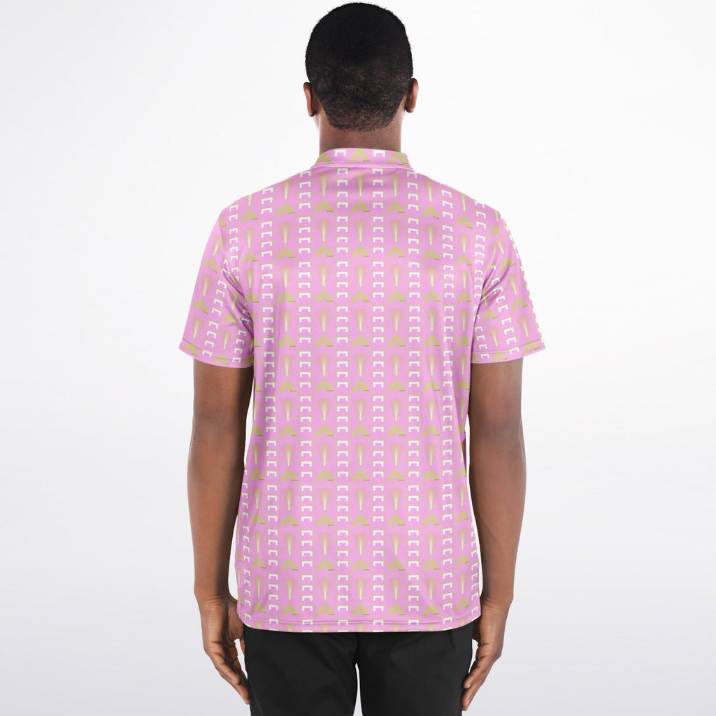 $NiieihiiNookei Blade Collar Polo Shirt - AOP