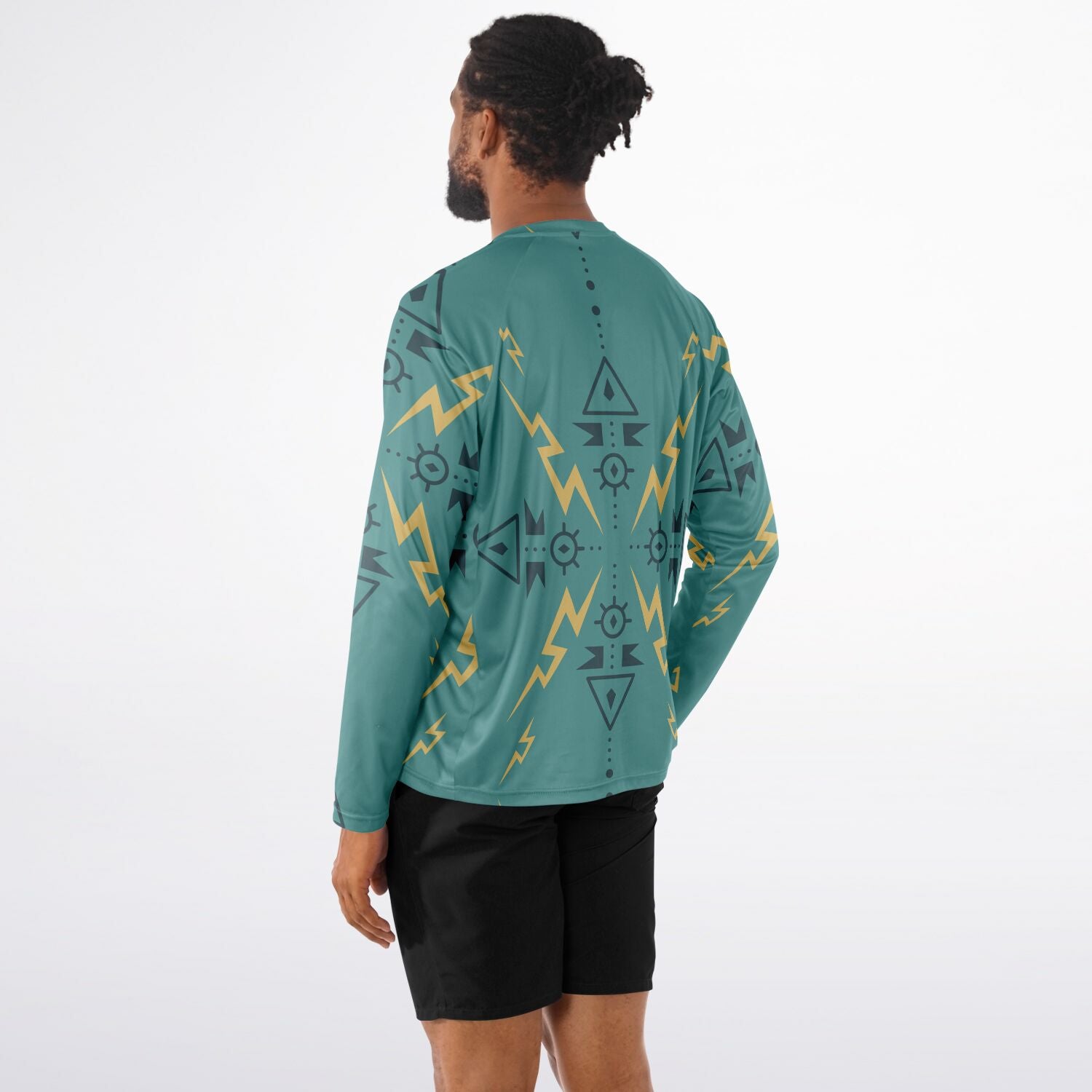 $NiieihiiNookei Men's Long Sleeve Performance Shirt - AOP